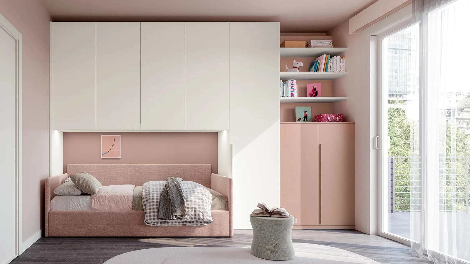 Cameretta a ponte Layout 01B di Doimo Cityline