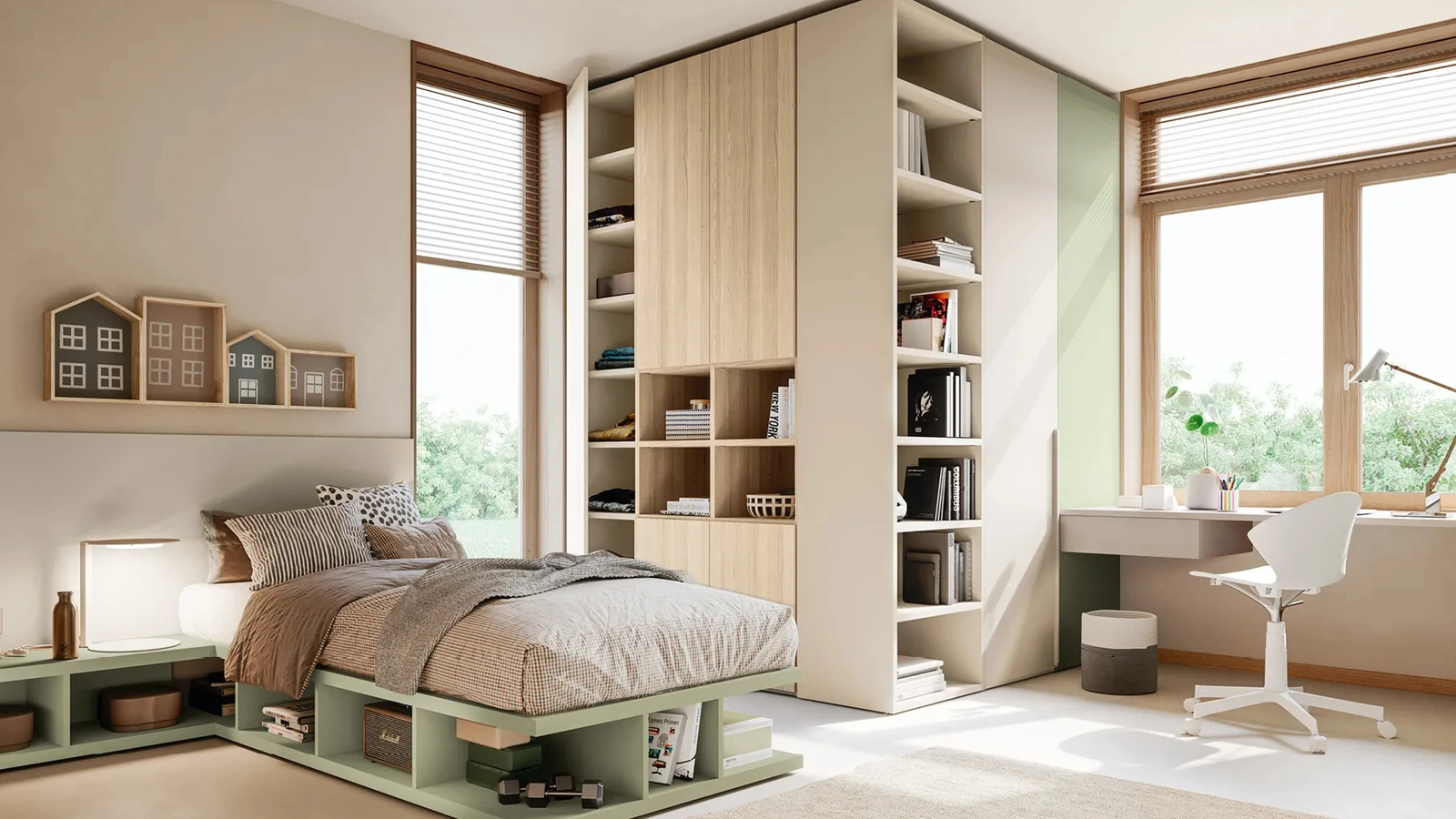 Cameretta Layout 14A di Doimo Cityline