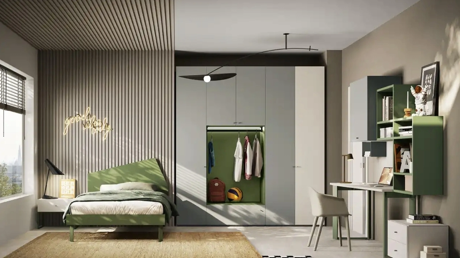 Cameretta Y106 di Moretti Compact Camerette