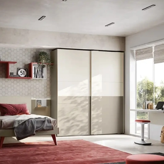 Cameretta per ragazzi Y107 di Moretti Compact Camerette