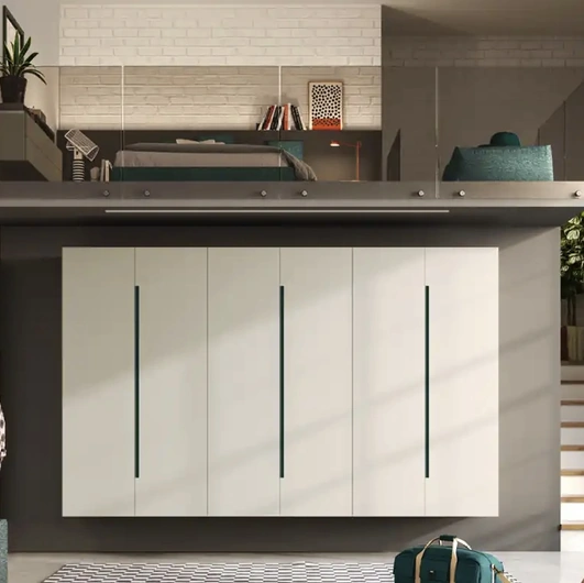 Cameretta con soppalco Y115 di Moretti Compact Camerette