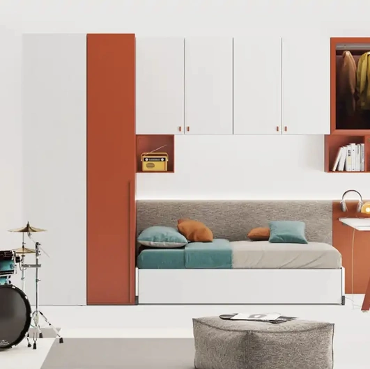 Cameretta a ponte YGAB di Moretti Compact Camerette