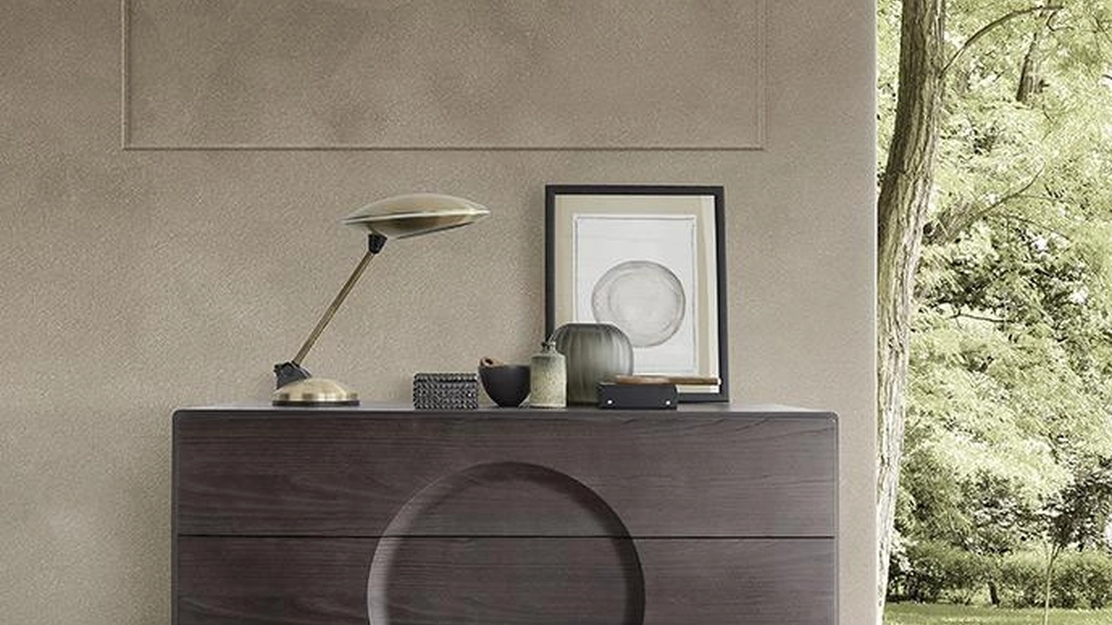 Comò Ring in legno di Mobilgam