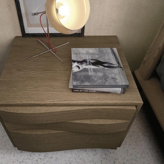 Comodino in legno Onda di Mobilgam