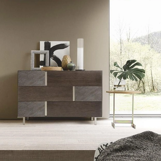 Comò Regolo in frassino e materico di Mobilgam