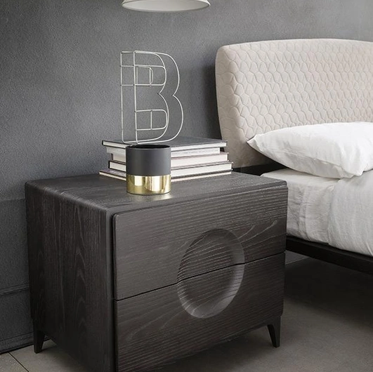 Comodino Ring in legno di Mobilgam