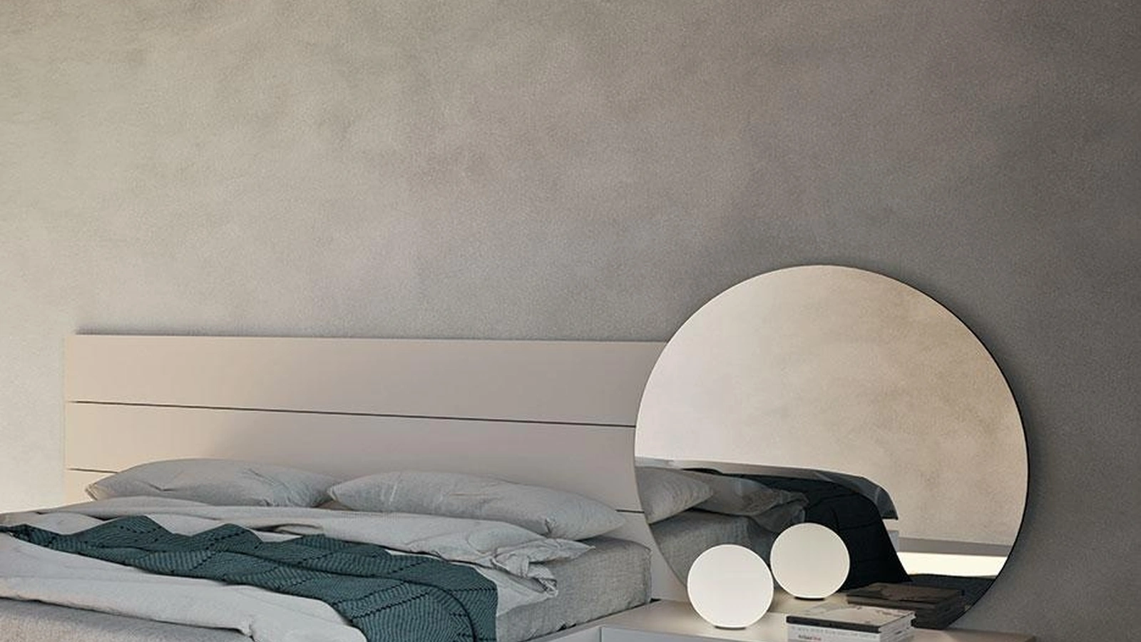 Comodino Sun con Specchio di Mobilgam