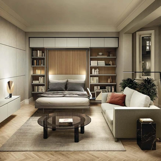 Letto a scomparsa LGM 2-0 Book Table di Clei
