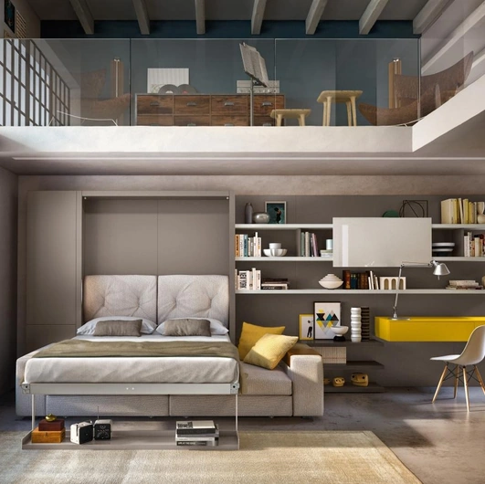 Letto a scomparsa Tango 02 di Clei