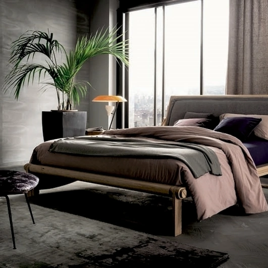 Letto con testiera reclinabile Tecno di Alta Corte