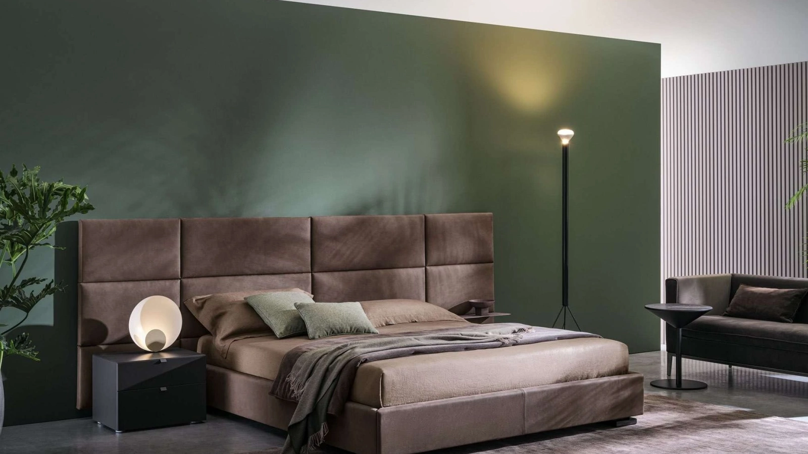 Letto matrimoniale Boiserie Marlene di Twils