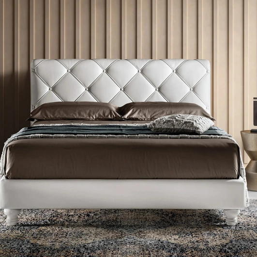 Letto in ecopelle Novel Lux di Bside