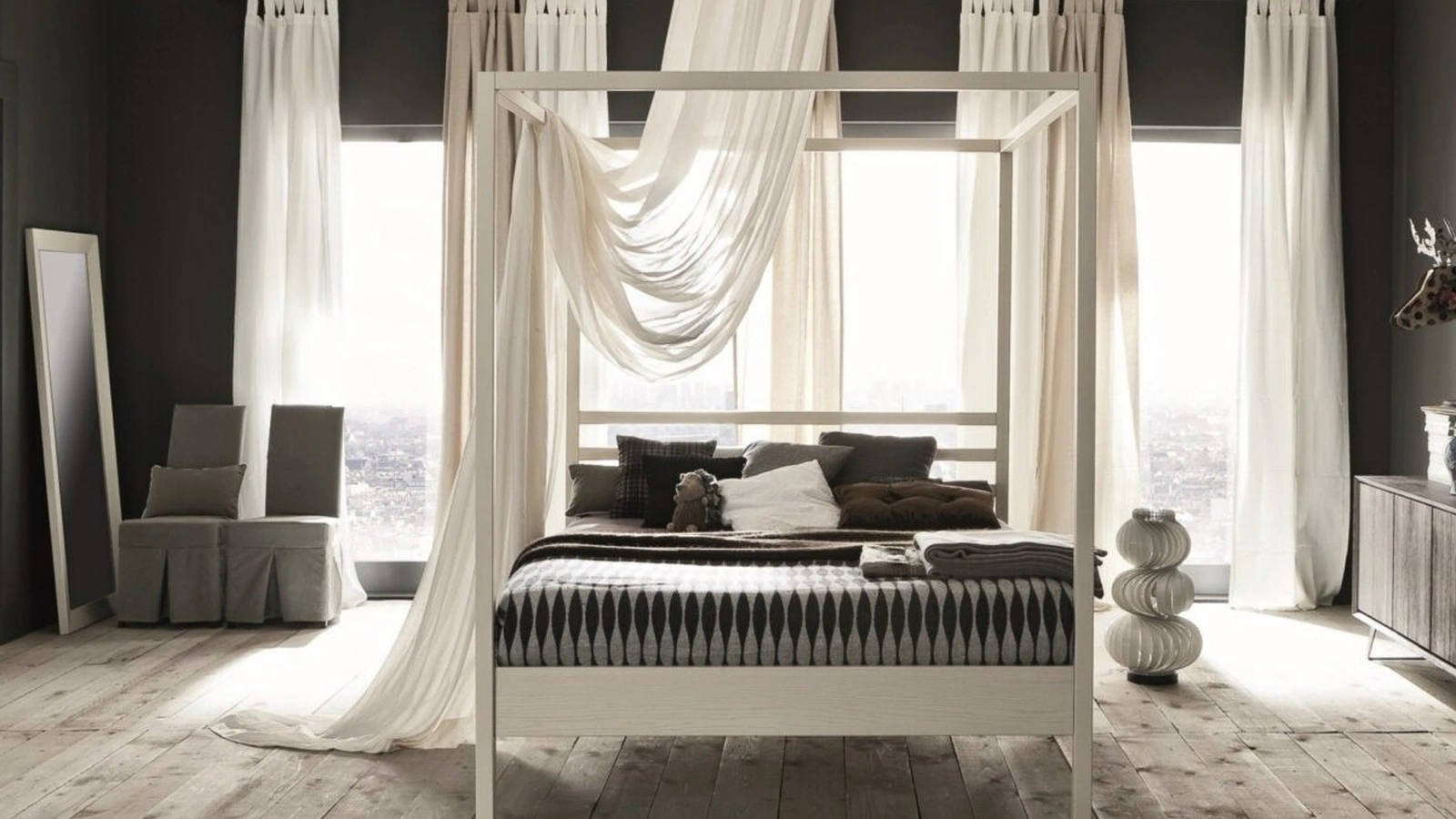 Letto a baldacchino Nemo di Alta Corte