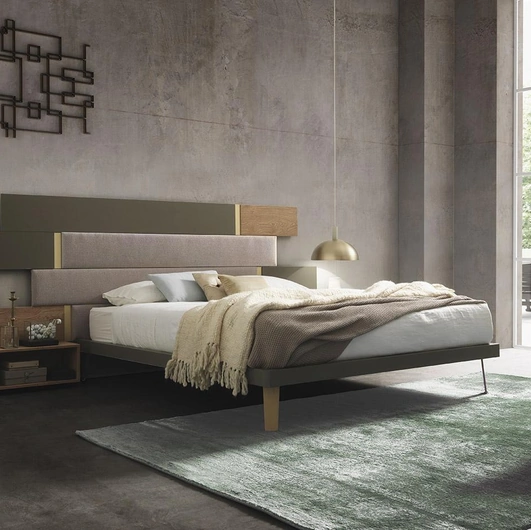 Letto matrimoniale Regolo Imbottito di Mobilgam