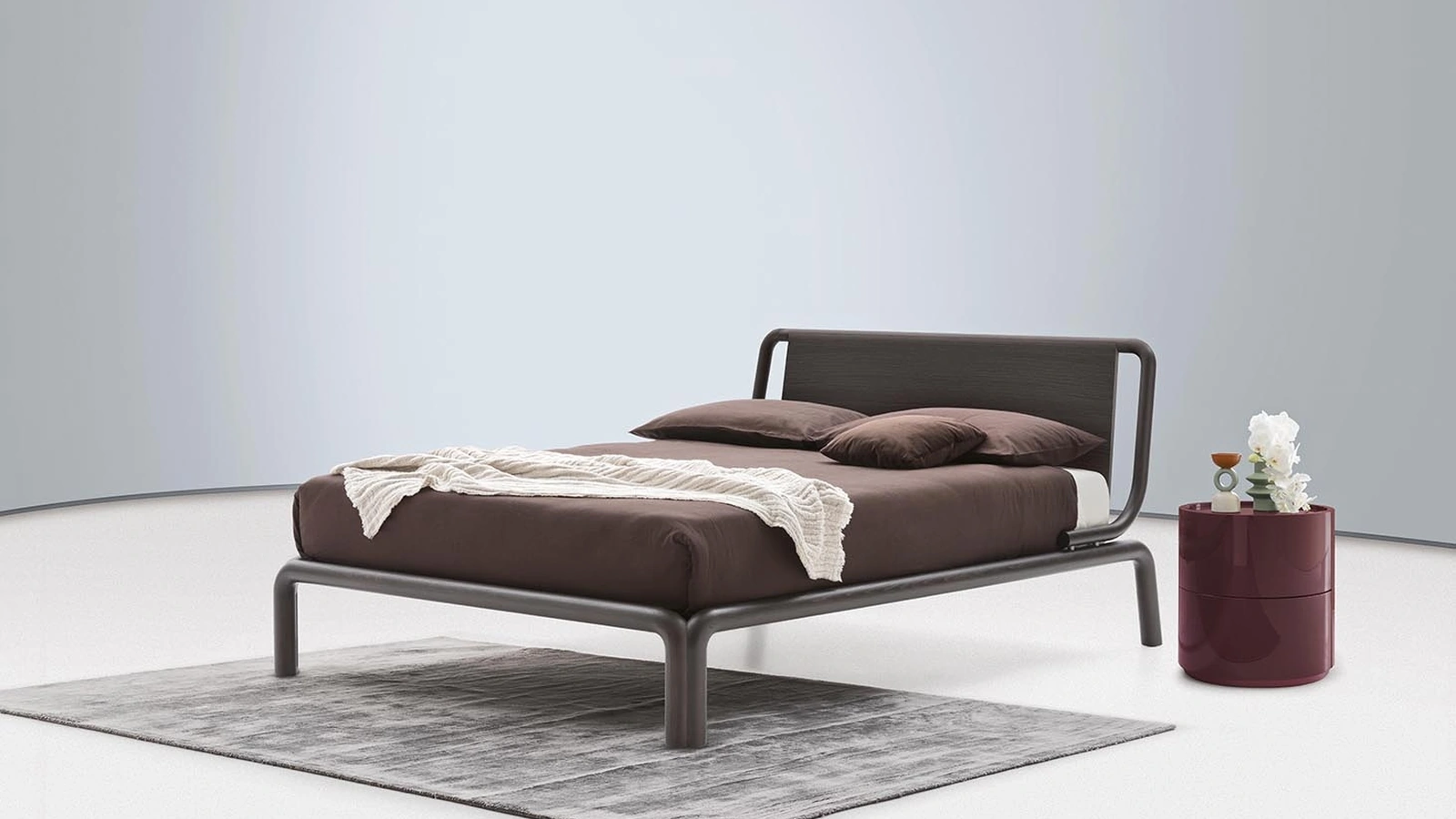 Letto in legno massello Rovì di Alf Da Frè