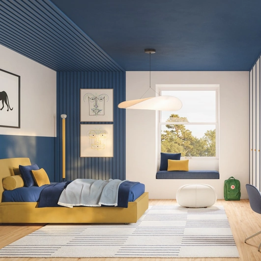 Letto singolo con box contenitore Ada di Twils