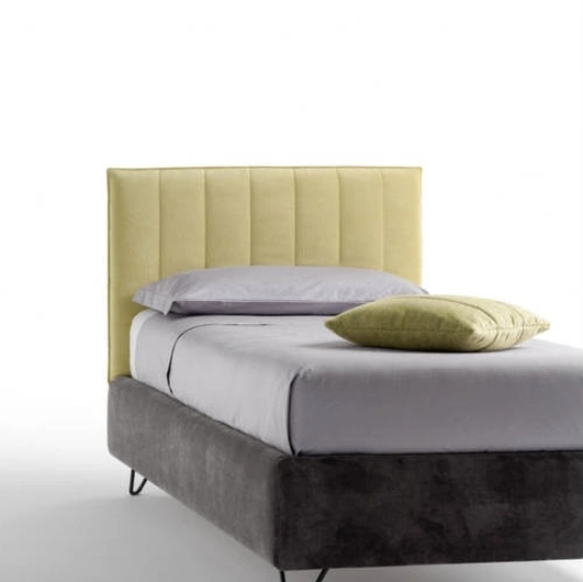 Letto singolo imbottito Twist di Bside
