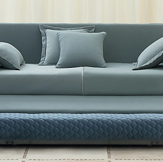 Divano Letto singolo in tessuto con letto estraibile Golf 425 di Oggioni