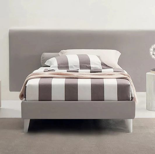 Letto singolo Kelly Tessile con contenitore di Oggioni
