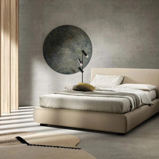 Letto in tessuto imbottito Strong di Bside
