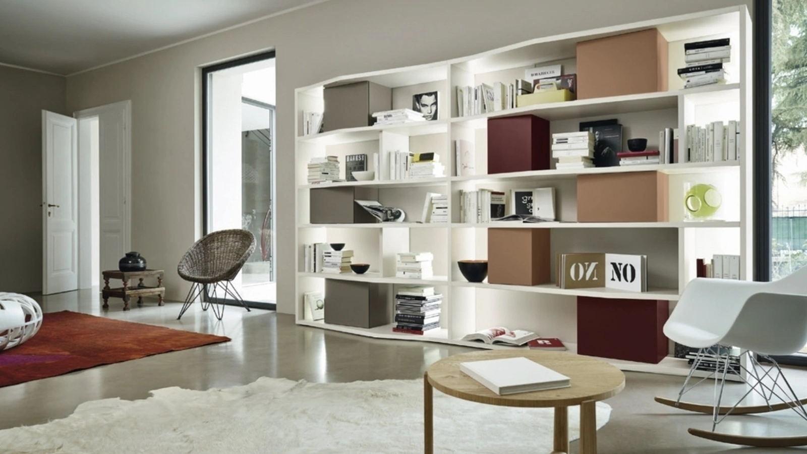 Libreria Modo Comp M6C87 di Sangiacomo