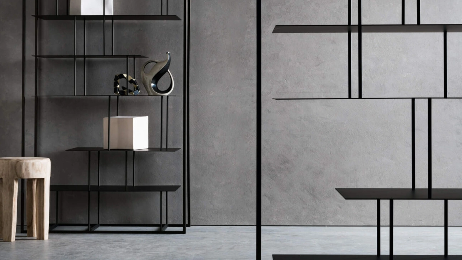 Libreria in metallo Tower di Presotto