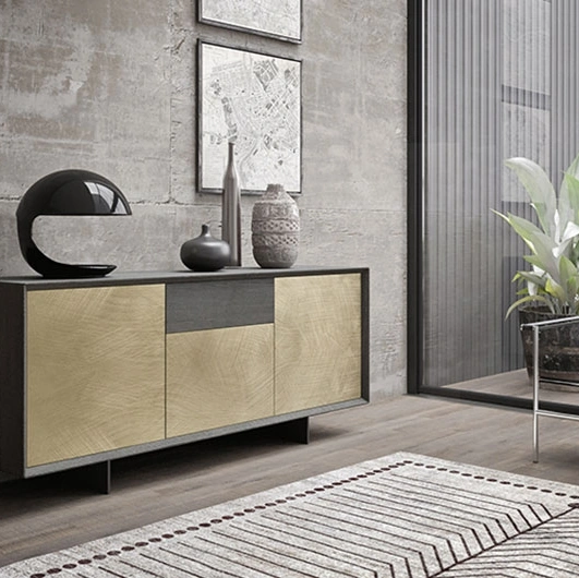 Madia Horizon Zen 974 in laccato spazzolato di Mobilgam