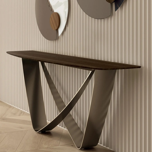 Mobile ingresso Bach Consolle con top in legno di Bontempi