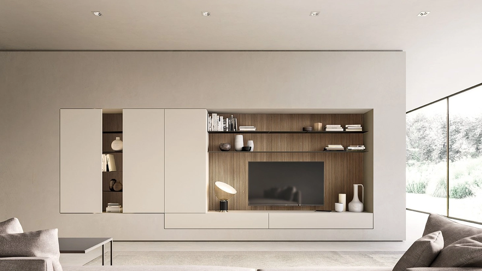 Parete Attrezzata Day Collection 02 di Alf Da Frè