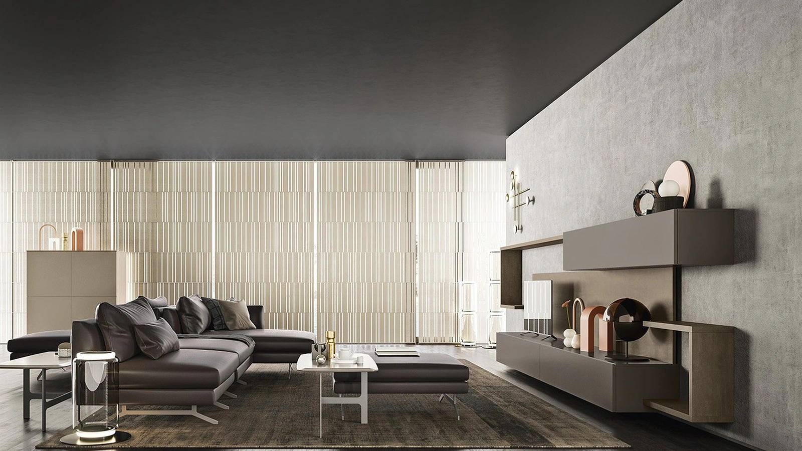 Parete Attrezzata Day Collection 07 di Alf Da Frè