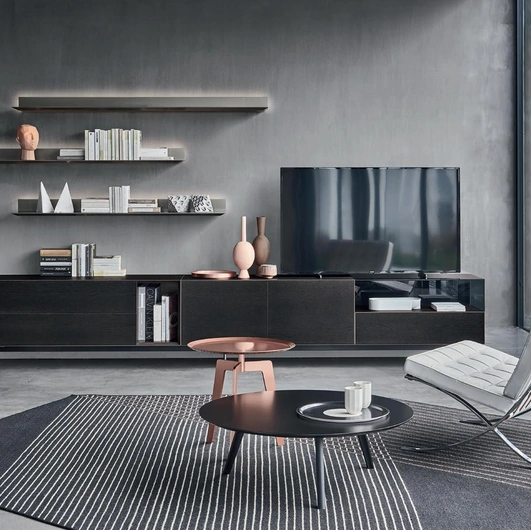 Parete Attrezzata Domino Vitrum di Sangiacomo