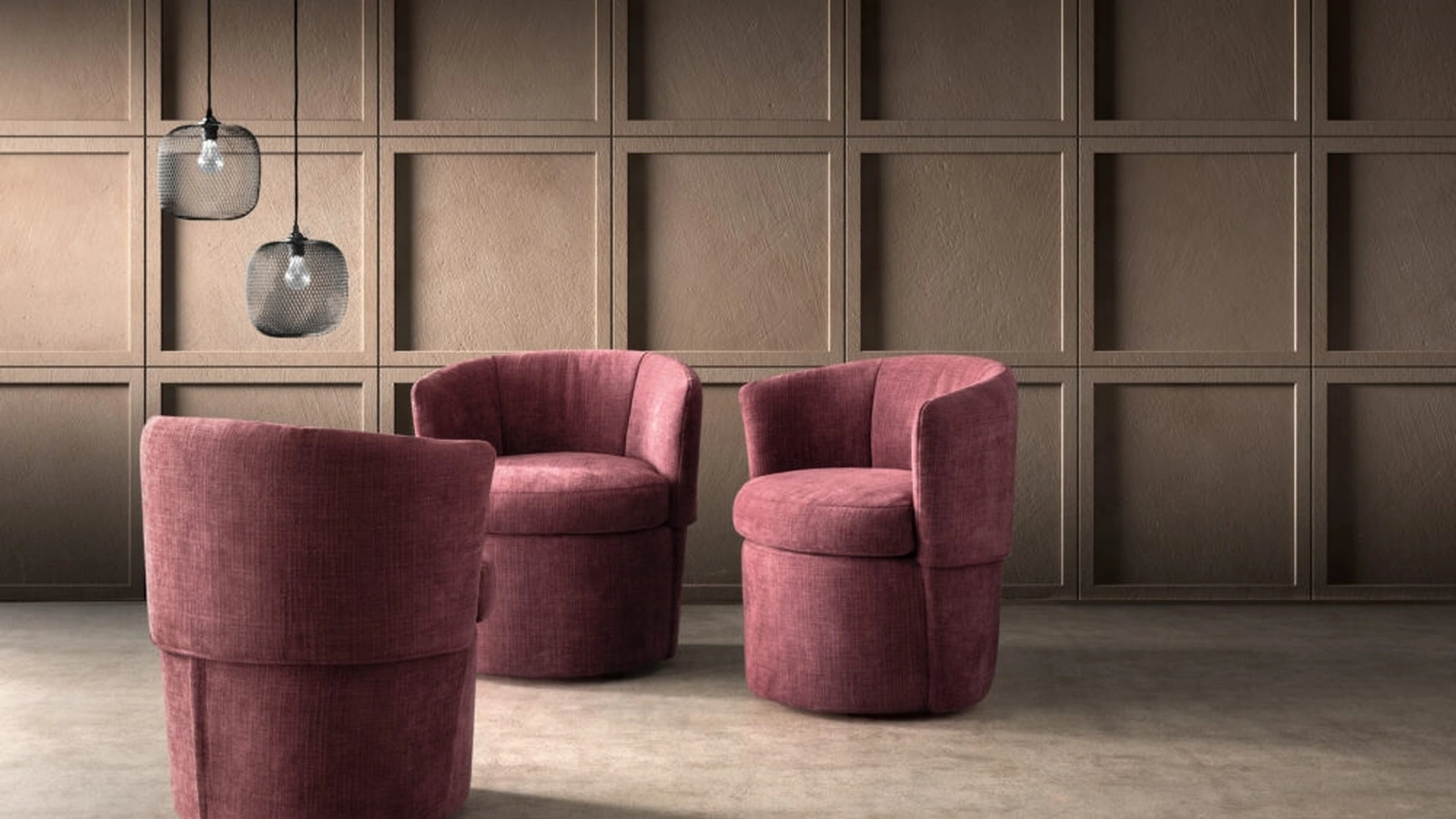 Poltroncina in tessuto Peggy di Samoa