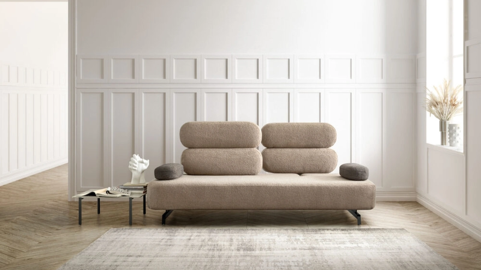 Divano in tessuto Avalon di Samoa