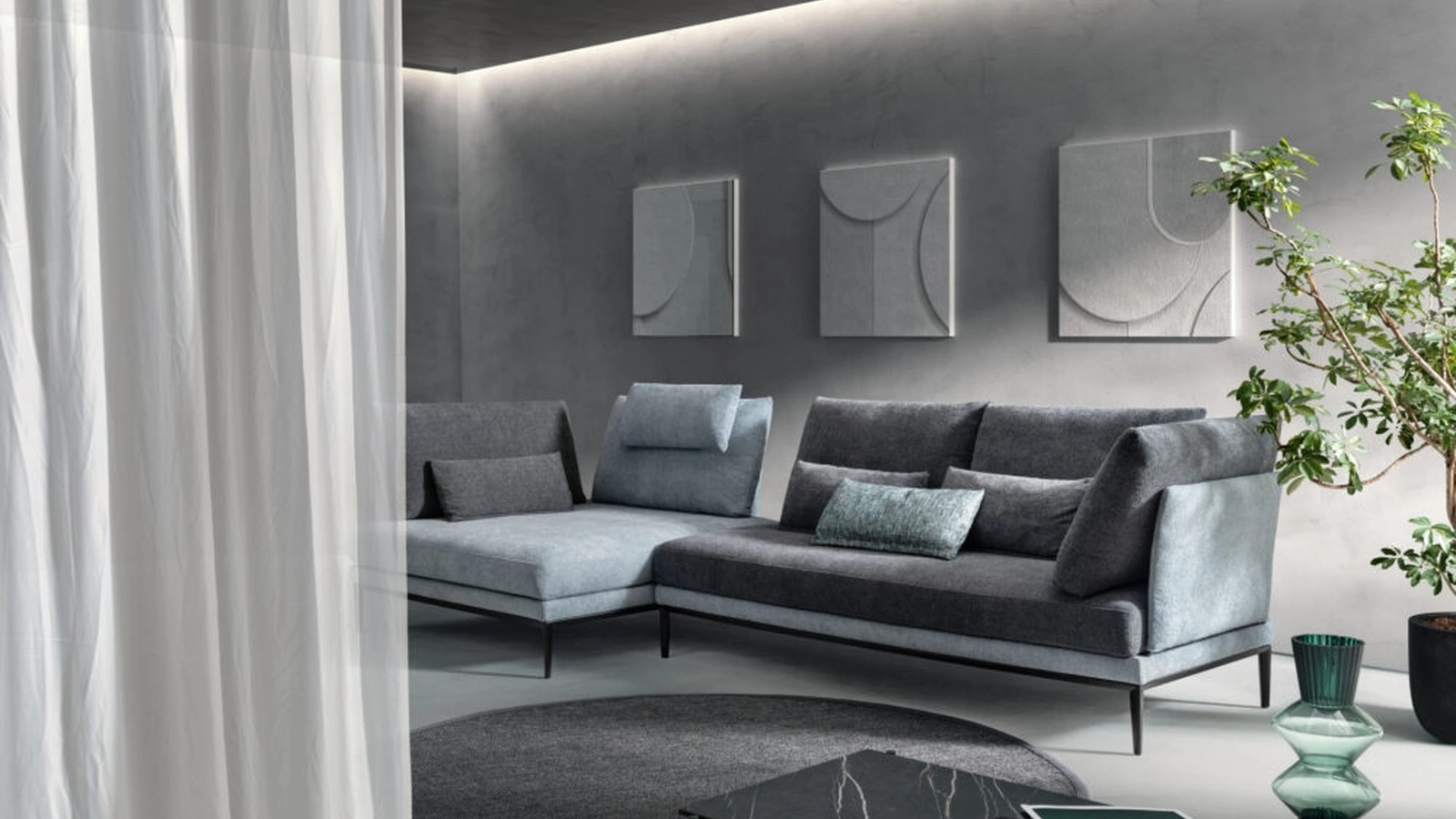 Divano con penisola Isla di Samoa