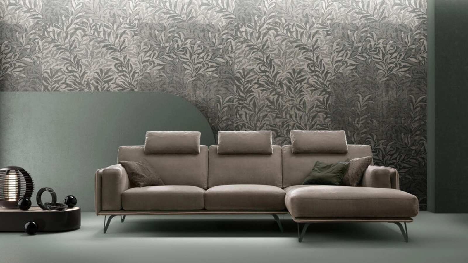 Divano con penisola Living di Samoa