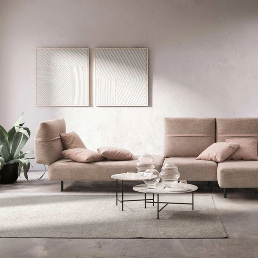 Divano con penisola Pull di Samoa