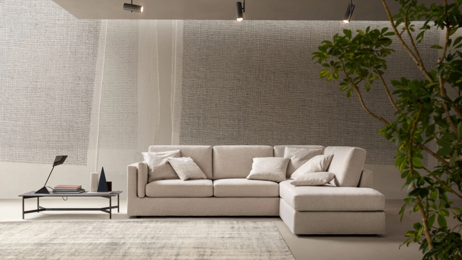 Divano ad angolo Sheer di Samoa