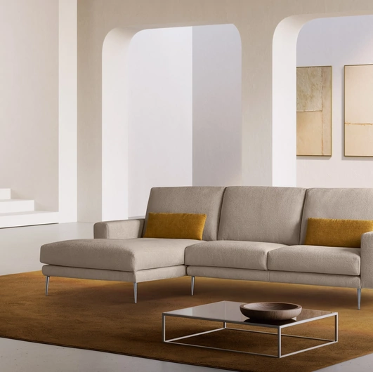 Divano con penisola Vittoria di Aerre