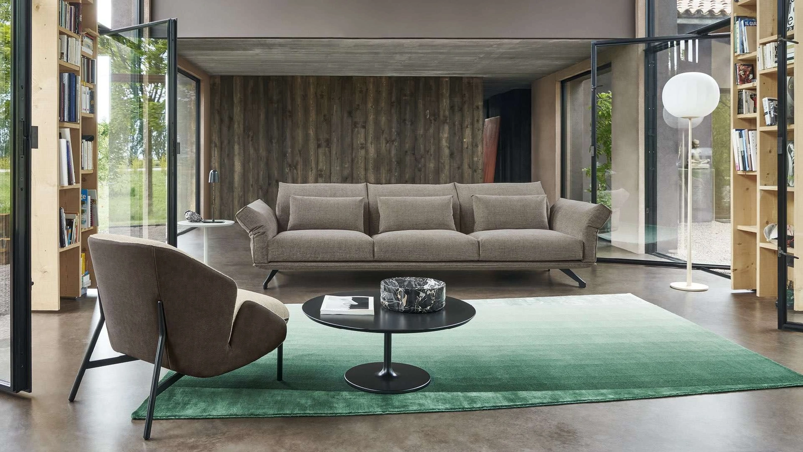 Divano lineare Wing di Twils Lounge