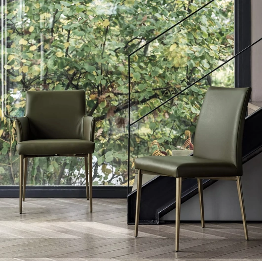 Sedia con o senza braccioli Mila di Bontempi