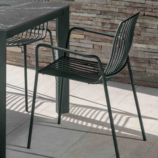 Sedia in metallo Jasmine di Altacom