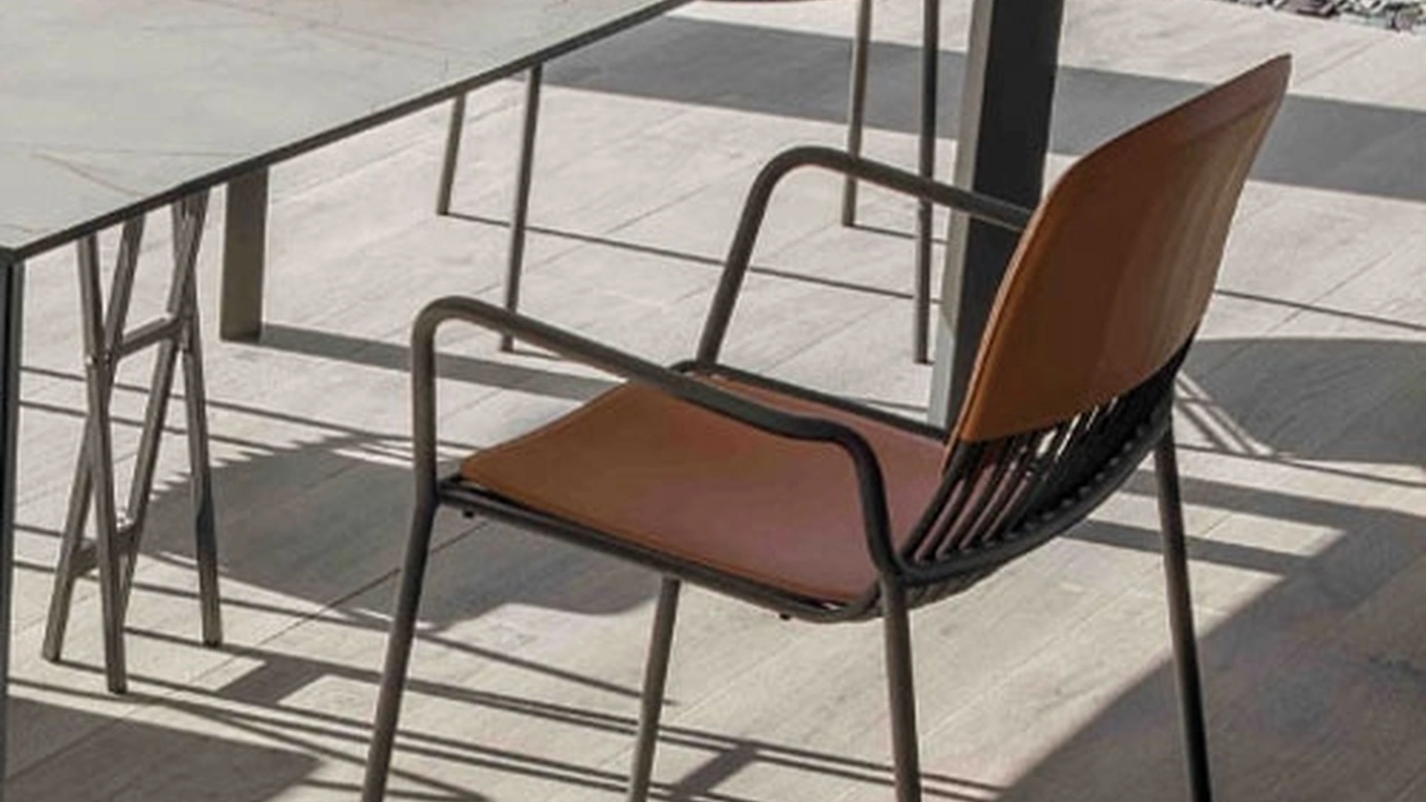 Sedia in metallo Jasmine di Altacom