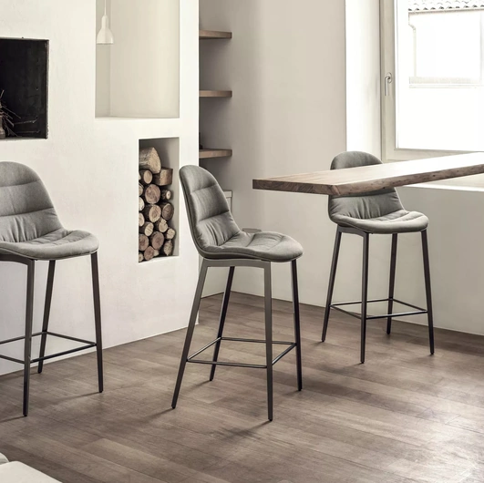 Sgabello Rivestito Mood di Bontempi