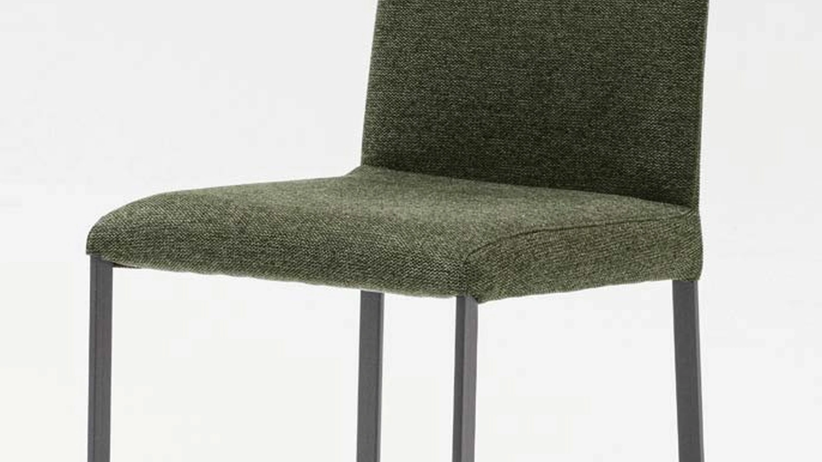 Sedia Roma in tessuto con gambe in metallo di La Primavera