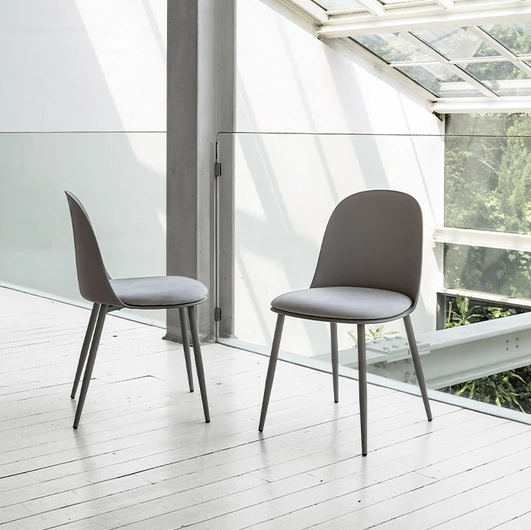 Sedia in polipropilene con cuscino imbottito Santa Cruz di Target Point