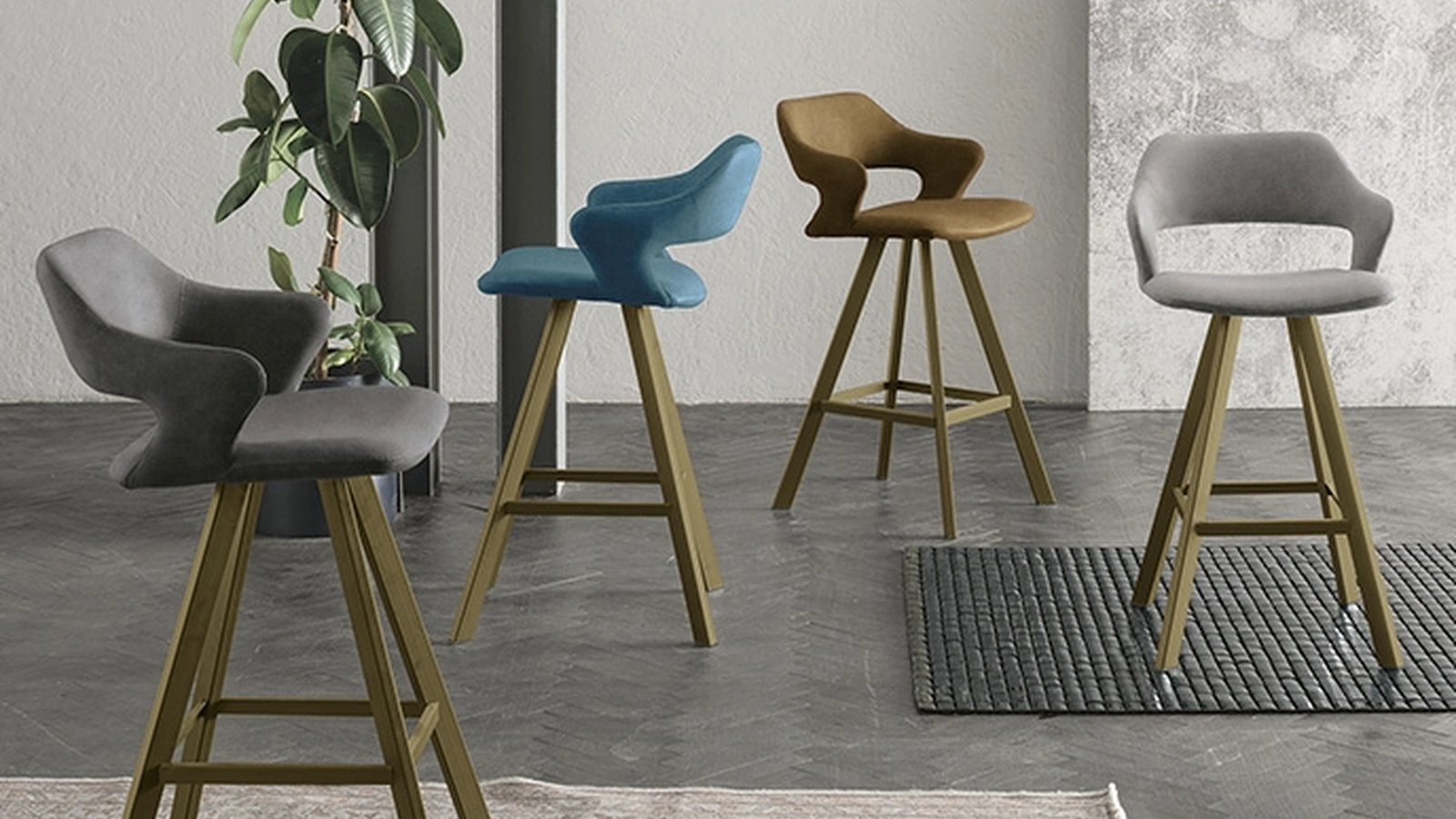 Sgabello regolabile in altezza Seattle di Target Point