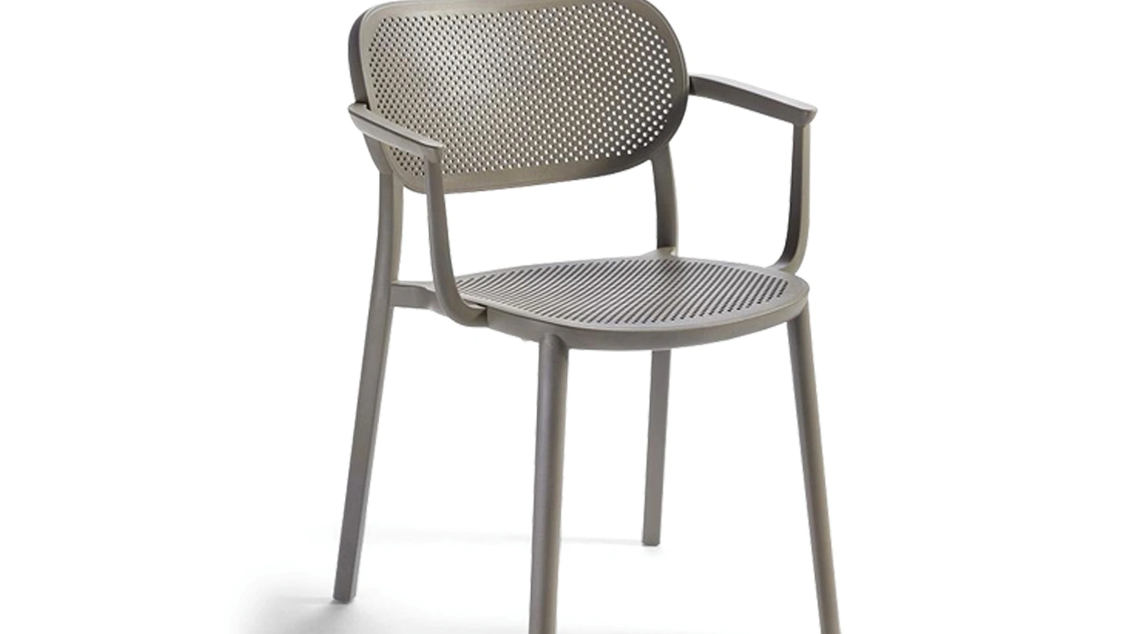 Sedia con bracciolo Sofia in tecnopolimero di Alta Corte