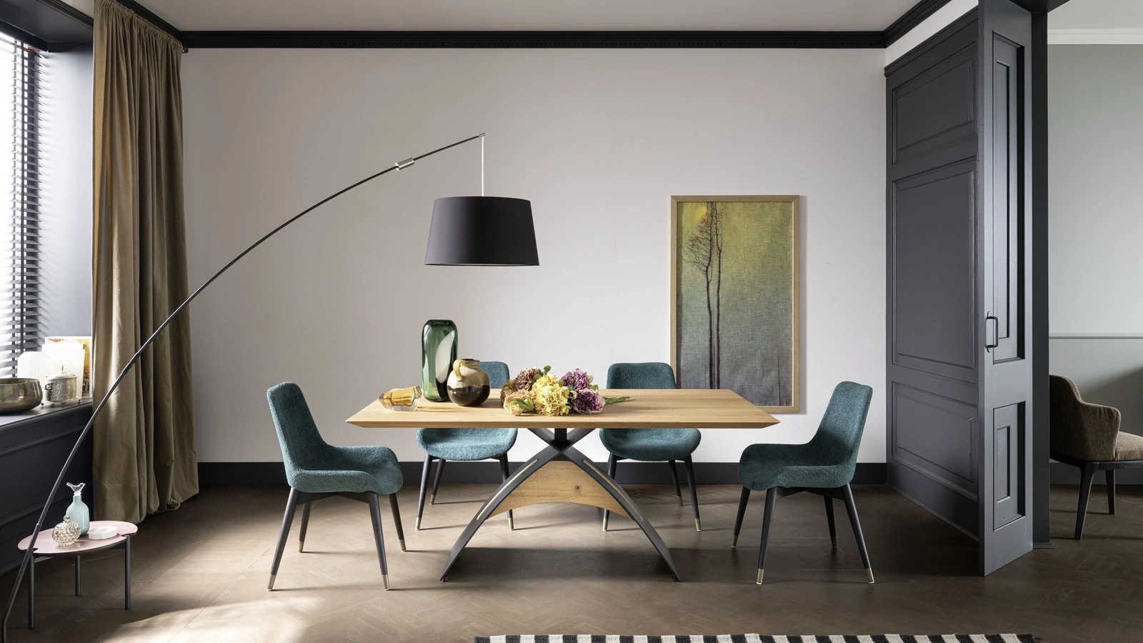 Sedia in tessuto imbottito Zara di Alta Corte