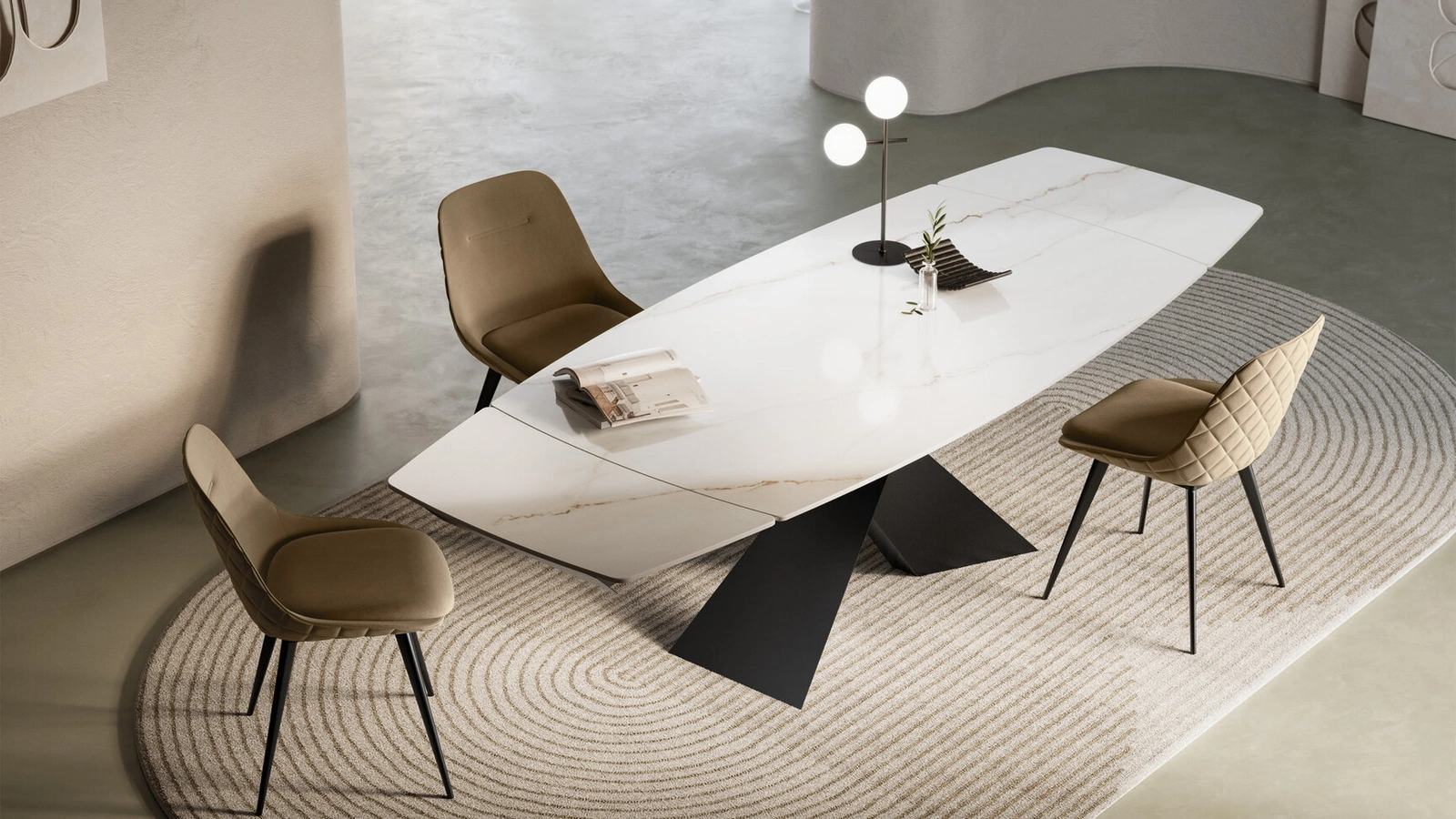 Tavolo allungabile Fox gres di Arredo3