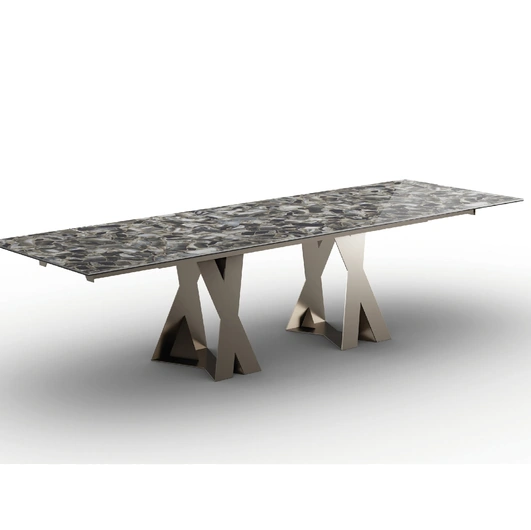 Tavolo allungabile Francis in vetroceramica di Zamagna